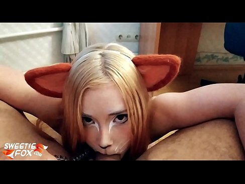 ❤️ 狐狸精吞下鸡巴并在嘴里射精 Porno﹏﹏